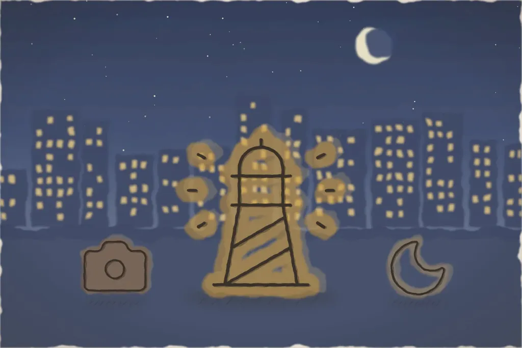 Plimbare de seară pe faleza din Constanța (ilustrație)